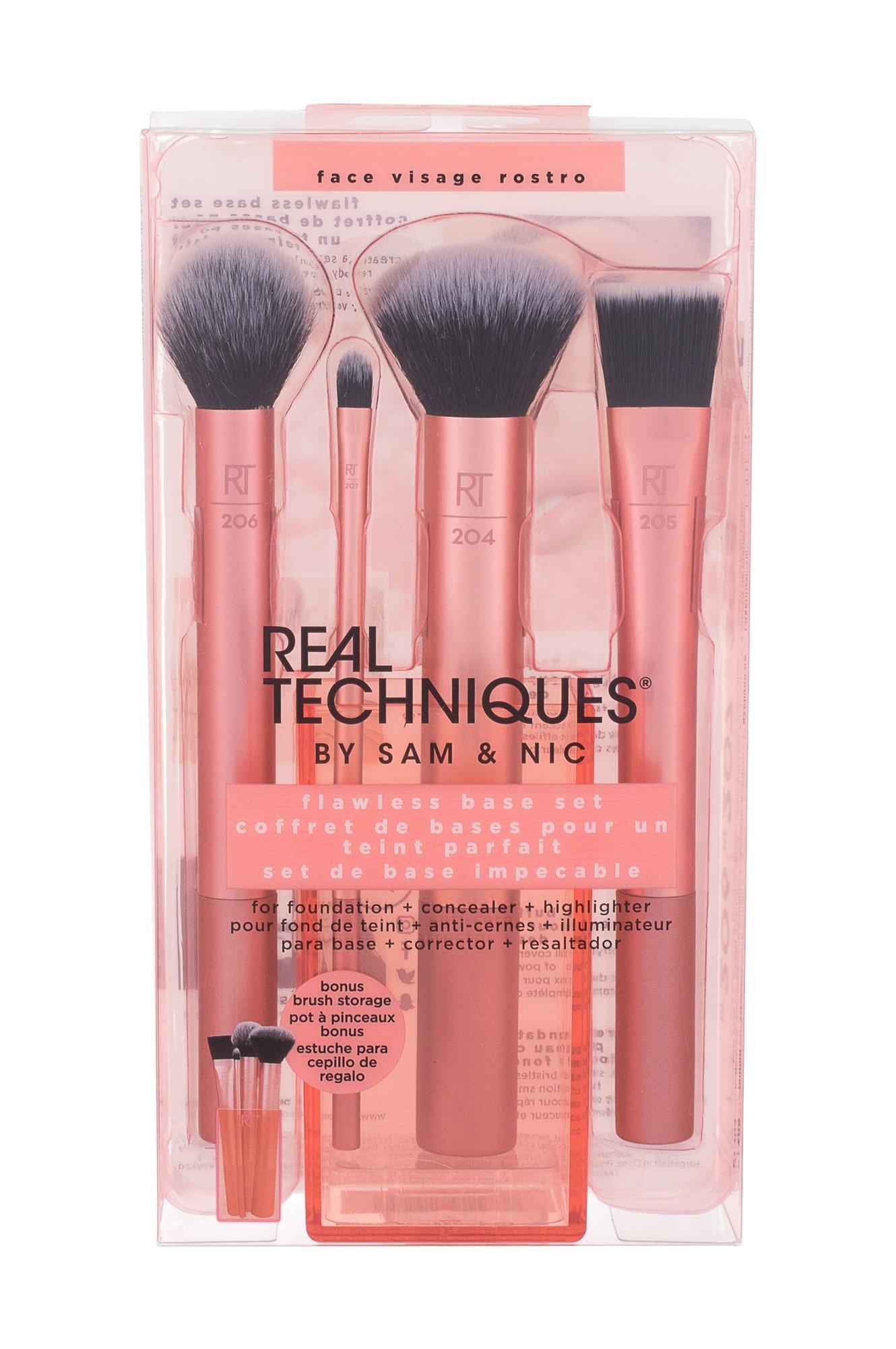 "Real Techniques" nepriekaištingo makiažo šepetėlių rinkinys, 4 dalys