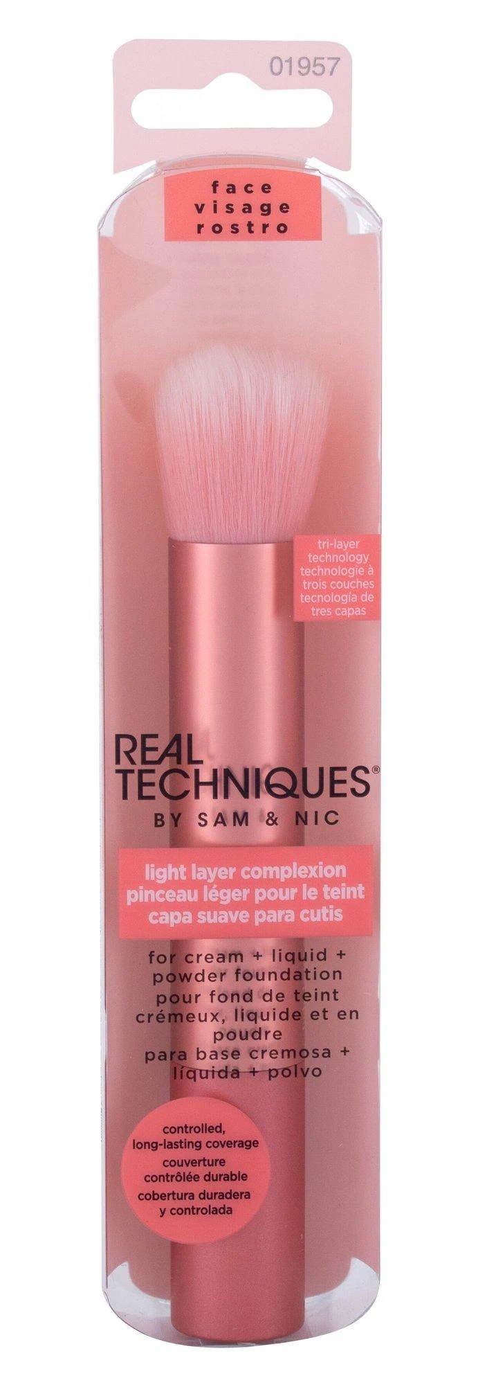 „Real Techniques“ lengvo sluoksnio makiažo pagrindas