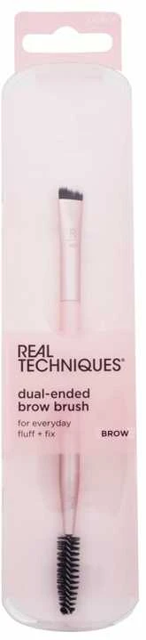 "Real Techniques" dvipusis antakių šepetėlis 1 vnt