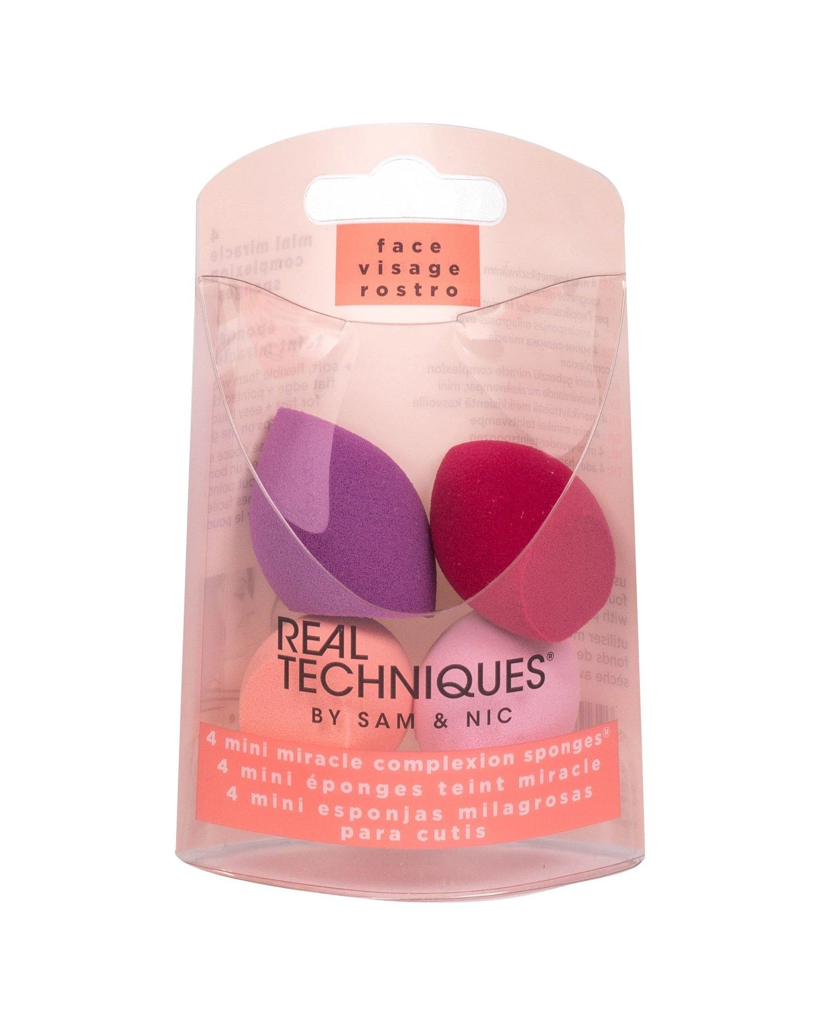 "Real Techniques Miracle Complexion" mini kempinėlių rinkinys 4 vnt