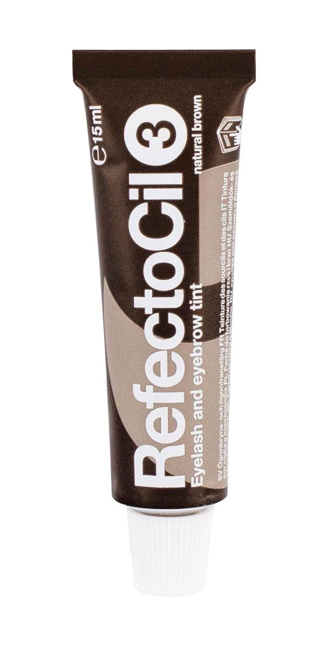 Antakių ir blakstienų dažai RefectoCil 15ml - Nr.3 Ruda