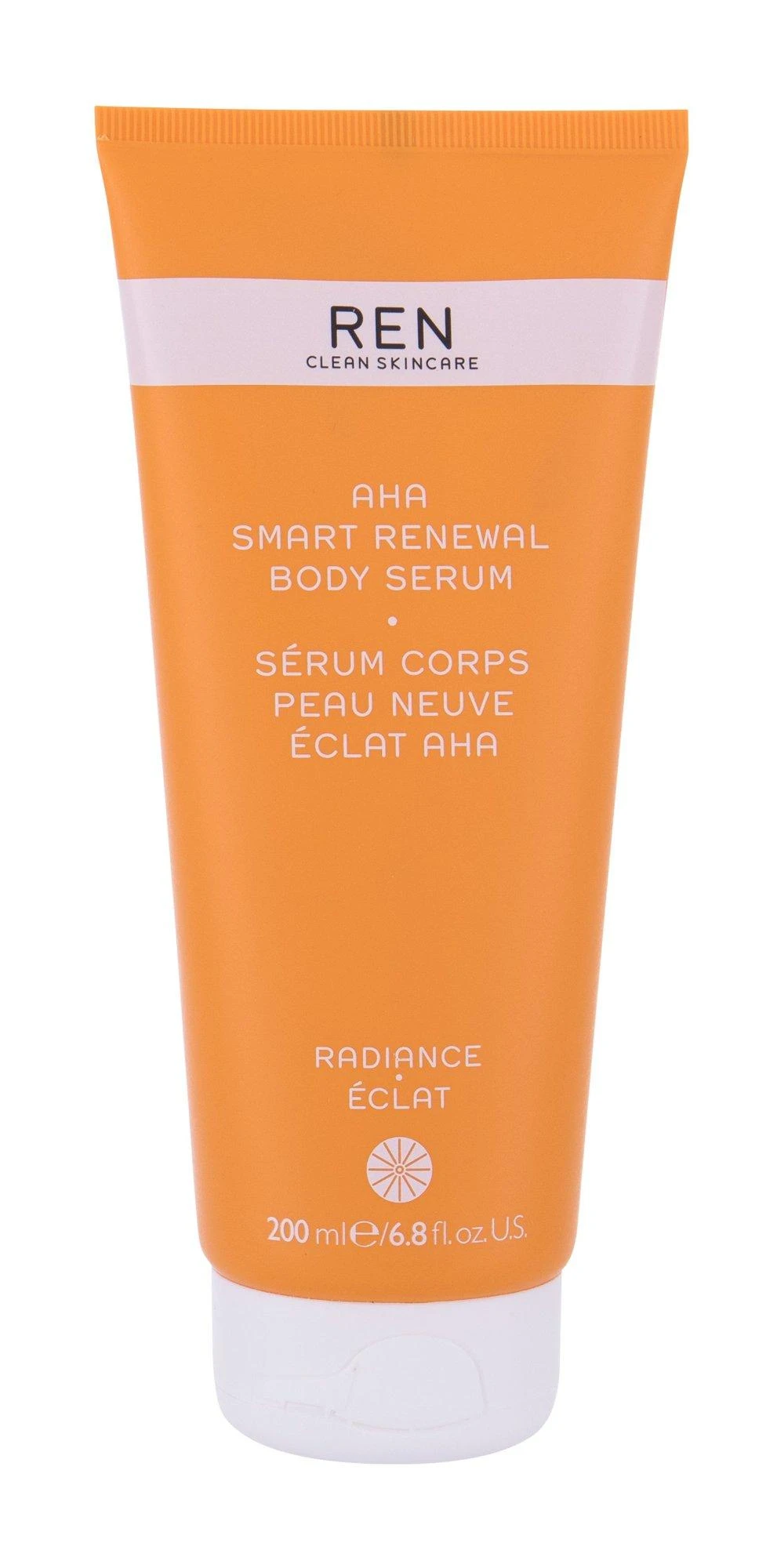 Ren Clean Skincare REN Clean Veido priežiūrai švytėjimo suteikiantis AHA Smart Renewal Losjonas kūnui moterims, 200 ml