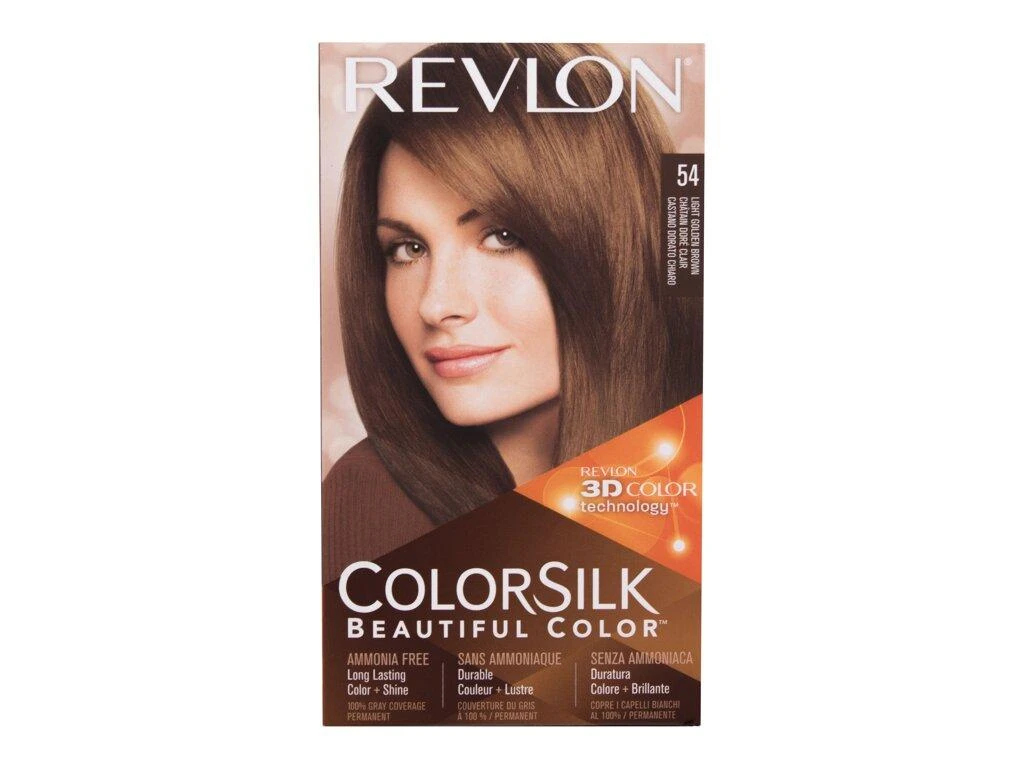 Plaukų dažai "Revlon Colorsilk" be amoniako 54 Šviesiai auksinė ruda