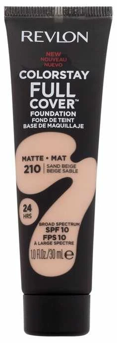 "Revlon Colorstay Full Cover Foundation" 210-Sand rusvai gelsvas Makiažo pagrindas 30ml