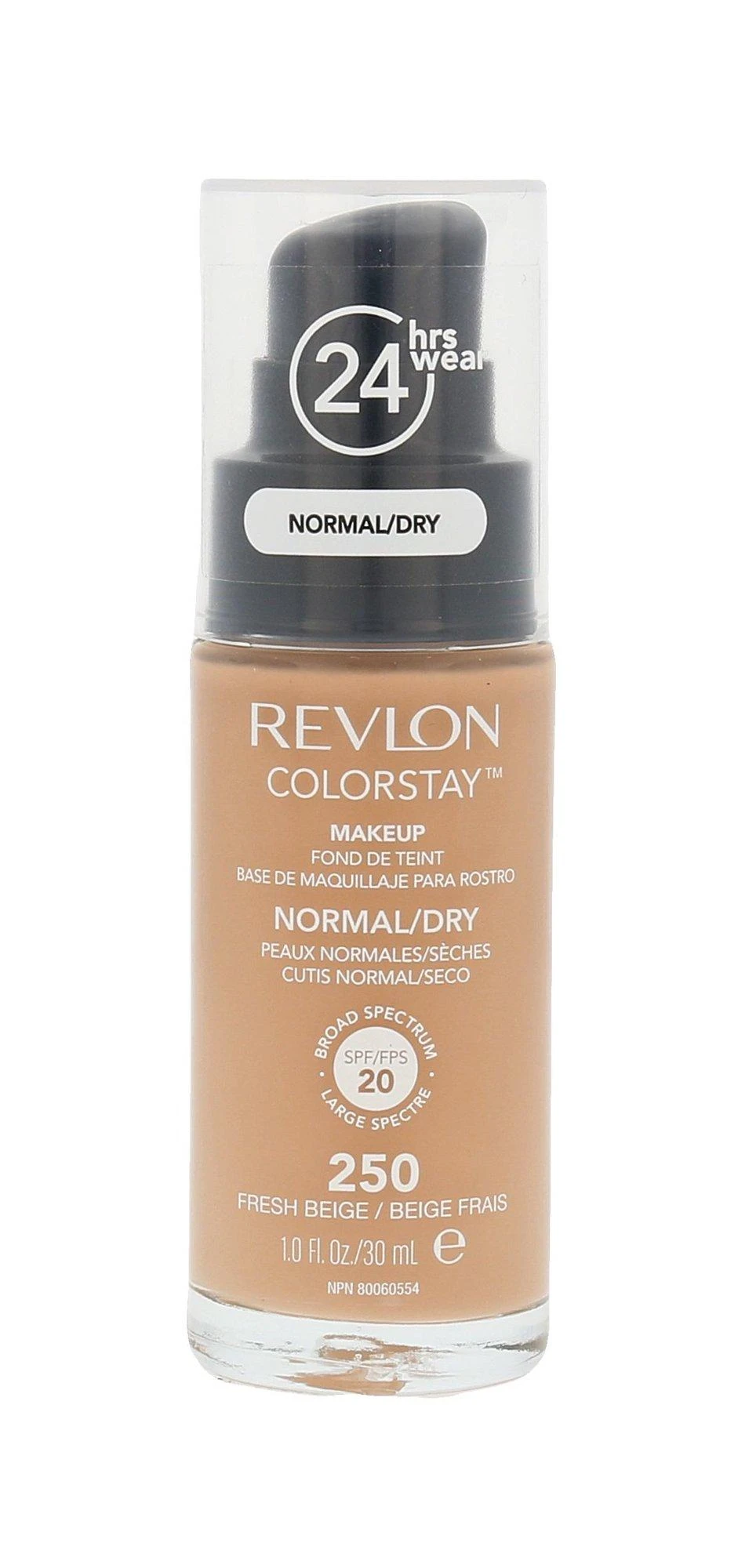 "Revlon Colorstay Maquillaje" Normali sausa oda Spf20 250 Fresh rusvai gelsvas 30ml