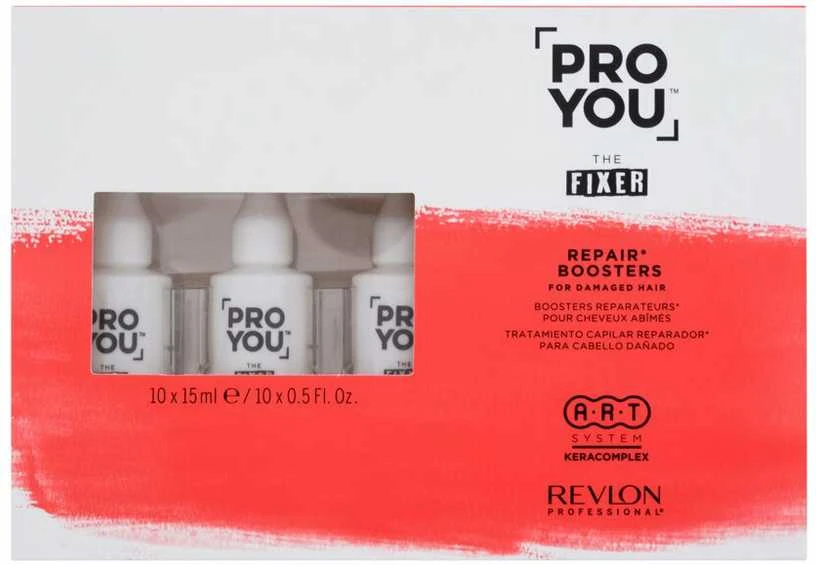 "Revlon Proyou The Fixer Booster" plaukų priežiūros priemonė 10x 15ml