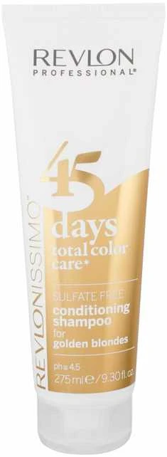 Revlon Revlonissimo 45 dienų kondicionuojantis šampūnas "Golden Blondes" 275ml
