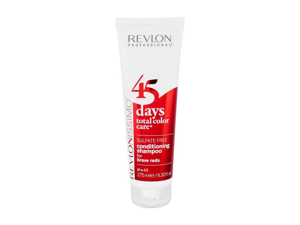 Revlon Revlonissimo 45 dienų kondicionuojantis šampūnas Brave Reds 275ml