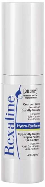 Rexaline 3D Hydra-Eyzone Hyper-Hydrating Rejuvenating Eye Contour Purškiklis, 15 ml