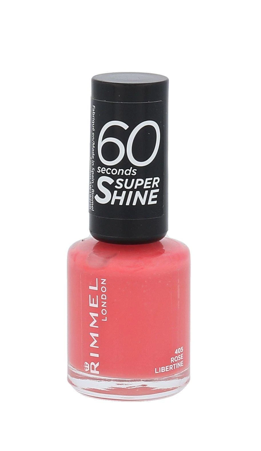 Rimmel London 60 Seconds Super Shine Nagų lakas Moterims 8 ml, 405 Rose Libertine