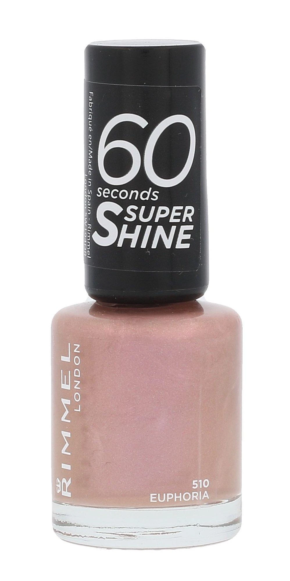 Rimmel London 60 Seconds Super Shine Nagų lakas Moterims 8 ml, 510 Euphoria