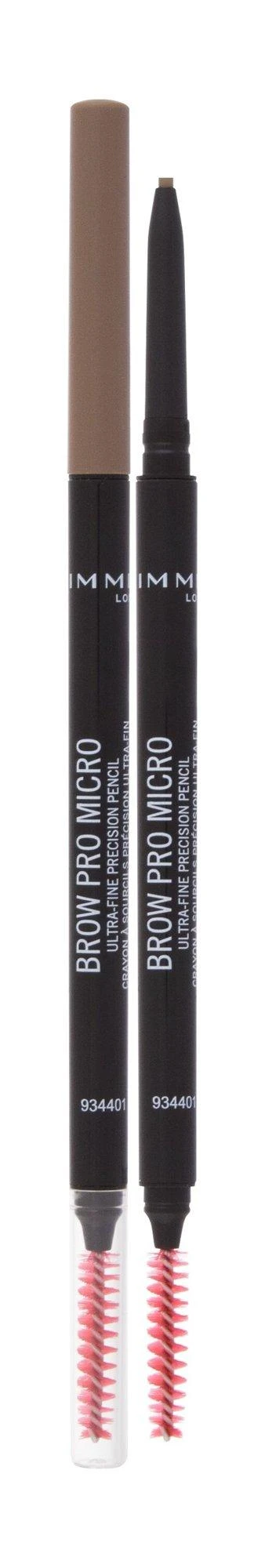 Rimmel London Brow Pro Micro Eyebrow Pieštukas moterims, 0,09 g
