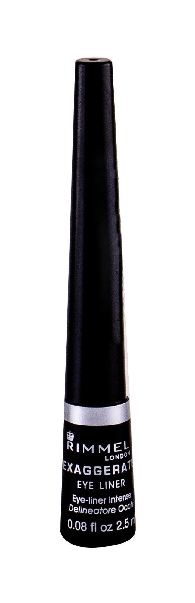 Rimmel London "Rimmel Exaggerate" skystas akių pieštukas 001 Juodas