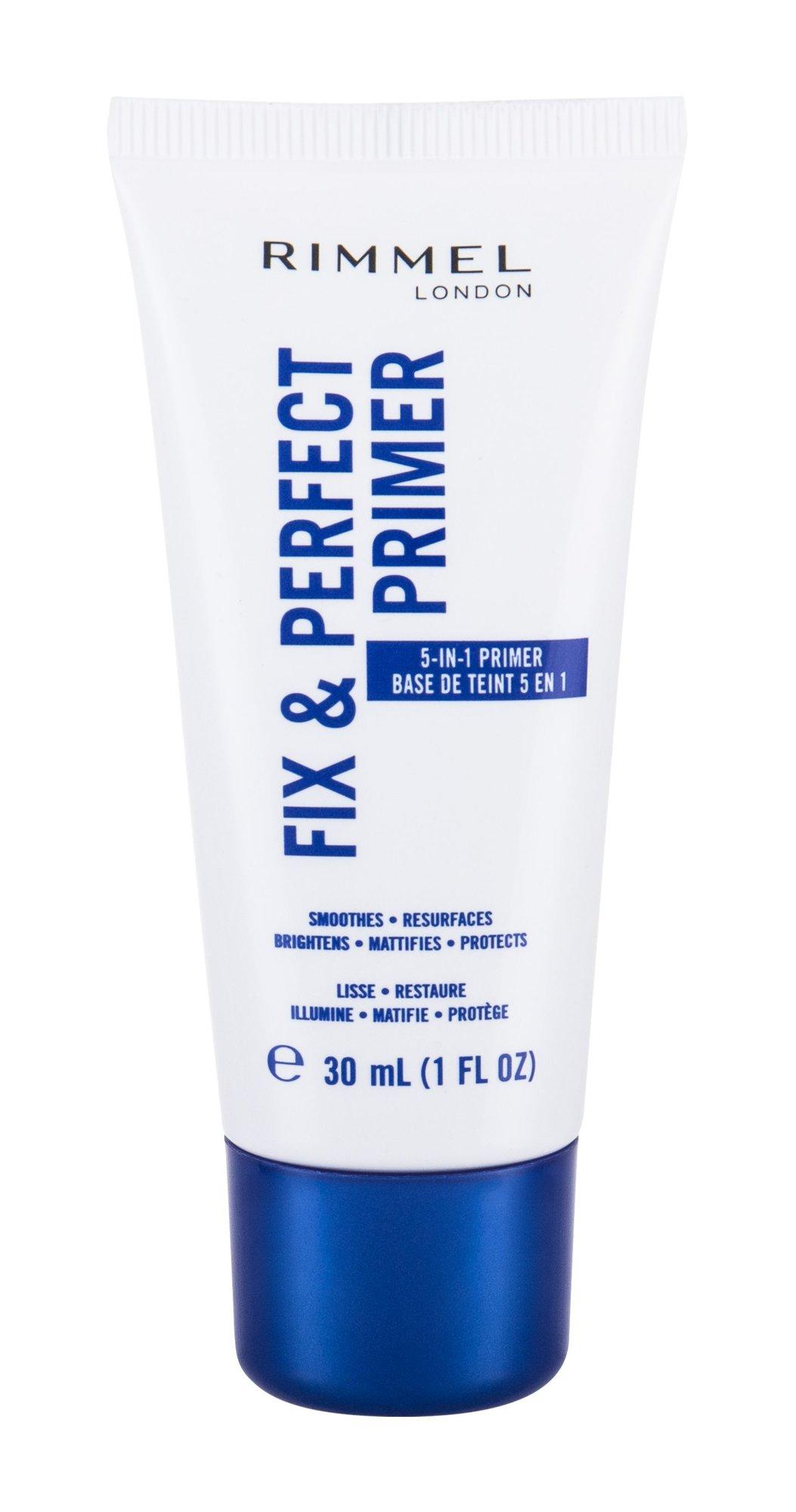 Rimmel London Fix & Perfect PRO Makeup Primer moterims, 30 ml