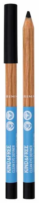 "Rimmel London Kind and Free Clean" akių pieštukas 001-Pitch 1,1g