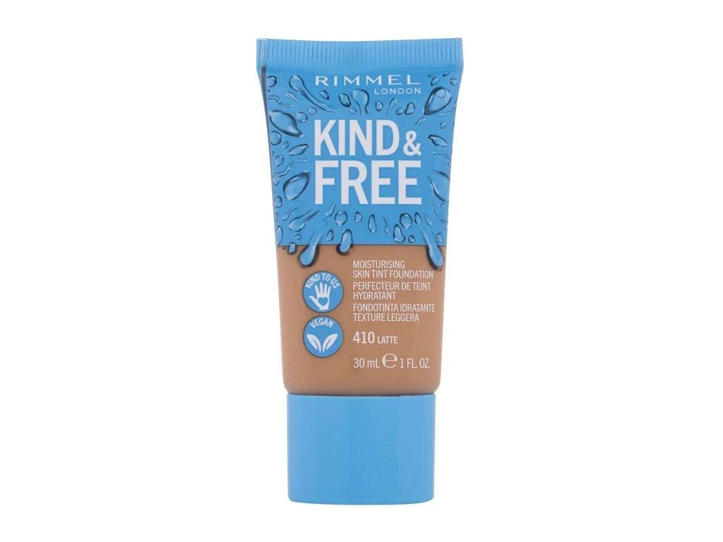 Rimmel London Kind and Free Skin Tint makiažo pagrindas 410-Latte