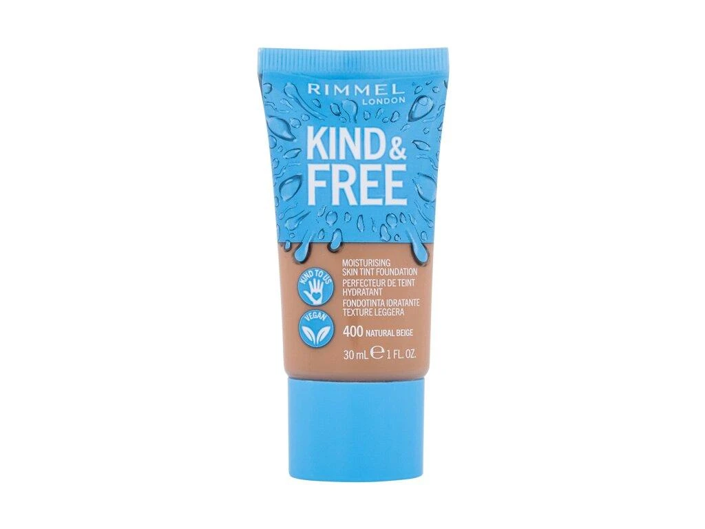 "Rimmel London Kind and Free Skin Tint makiažo pagrindas 400-Natural rusvai gelsvas