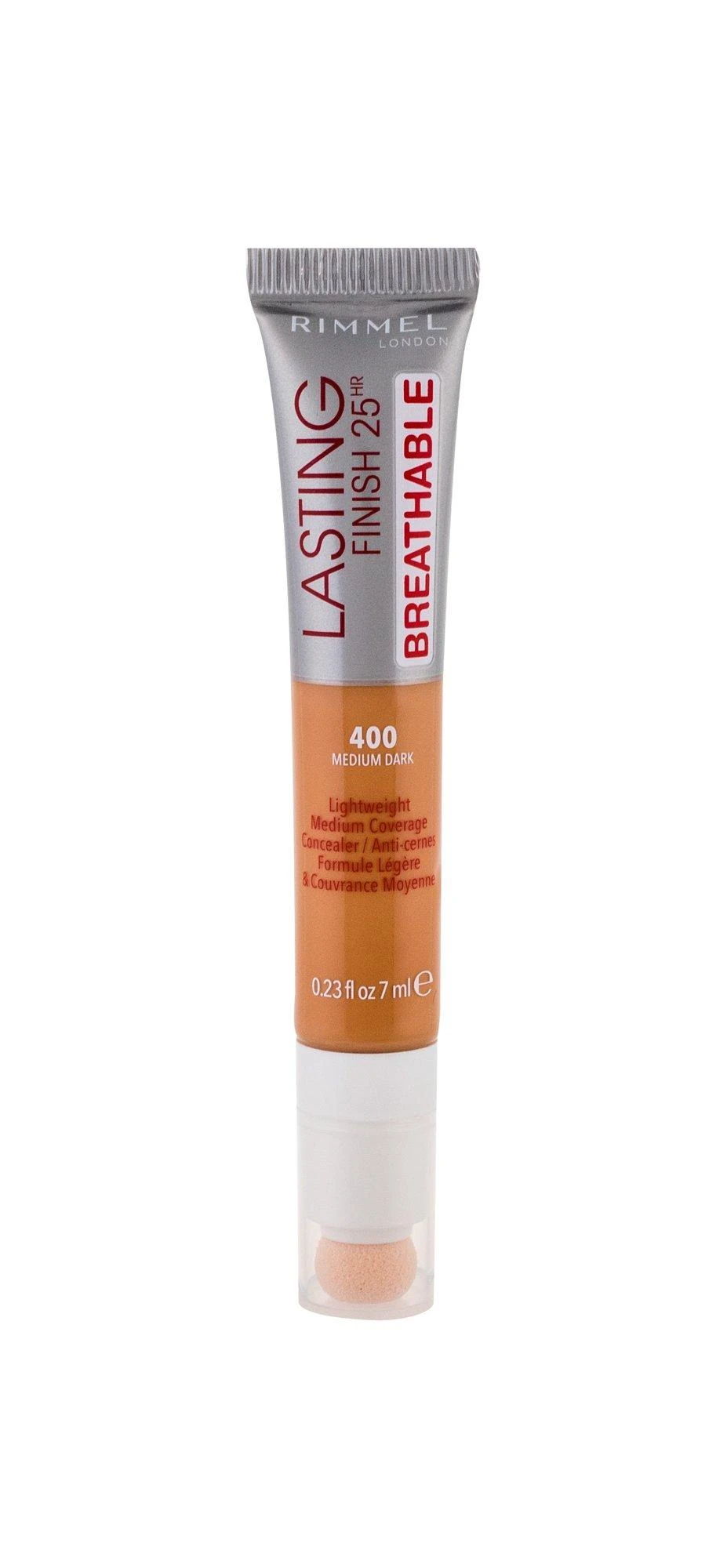 Rimmel London Lasting Finish Natural Medium Coverage Kreminis Maskuoklis 400 Medium Dark, 7 ml