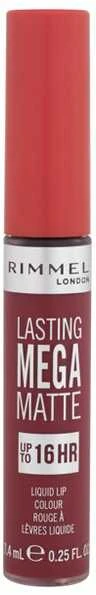 Rimmel London Lasting Mega Matte skysti lūpų dažai 930-Ruby Passion 7,4ml