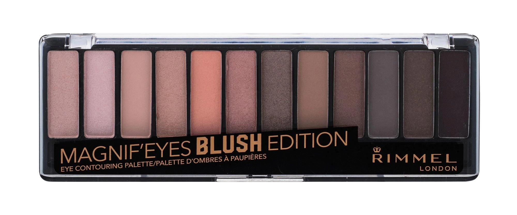 Rimmel London "Rimmel Magnif'eyes" akių šėšėlių paletė Blush Edition 002