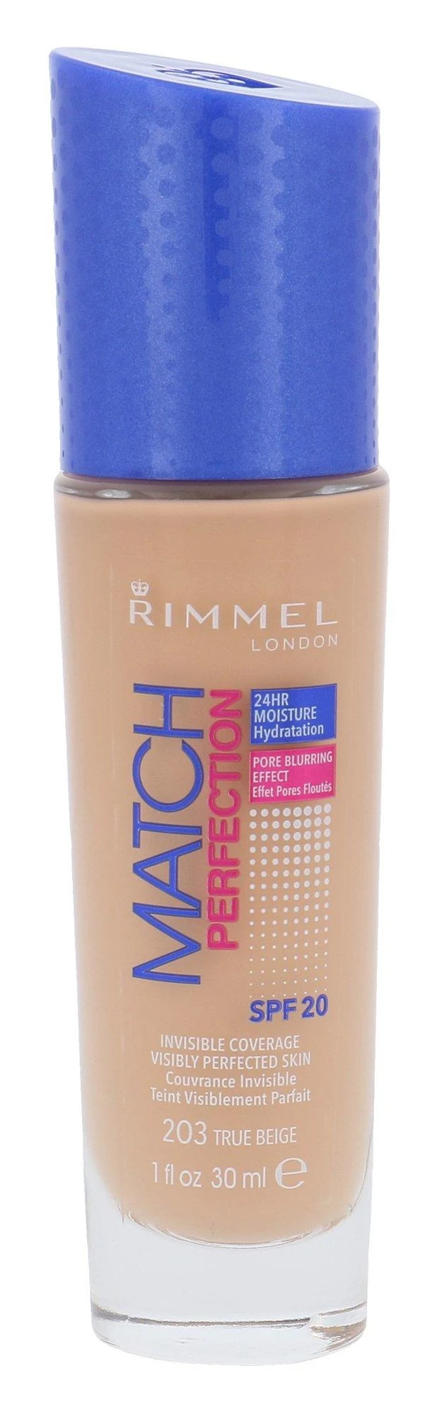 makiažo pagrindas Rimmel London Match Perfection Foundation 203 30ml