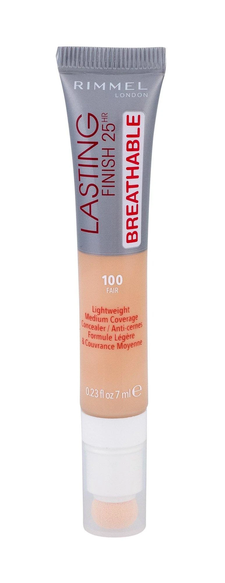 Rimmel London Lasting Finish Natural Medium Coverage Kreminis Maskuoklis 100 Fair, 7 ml