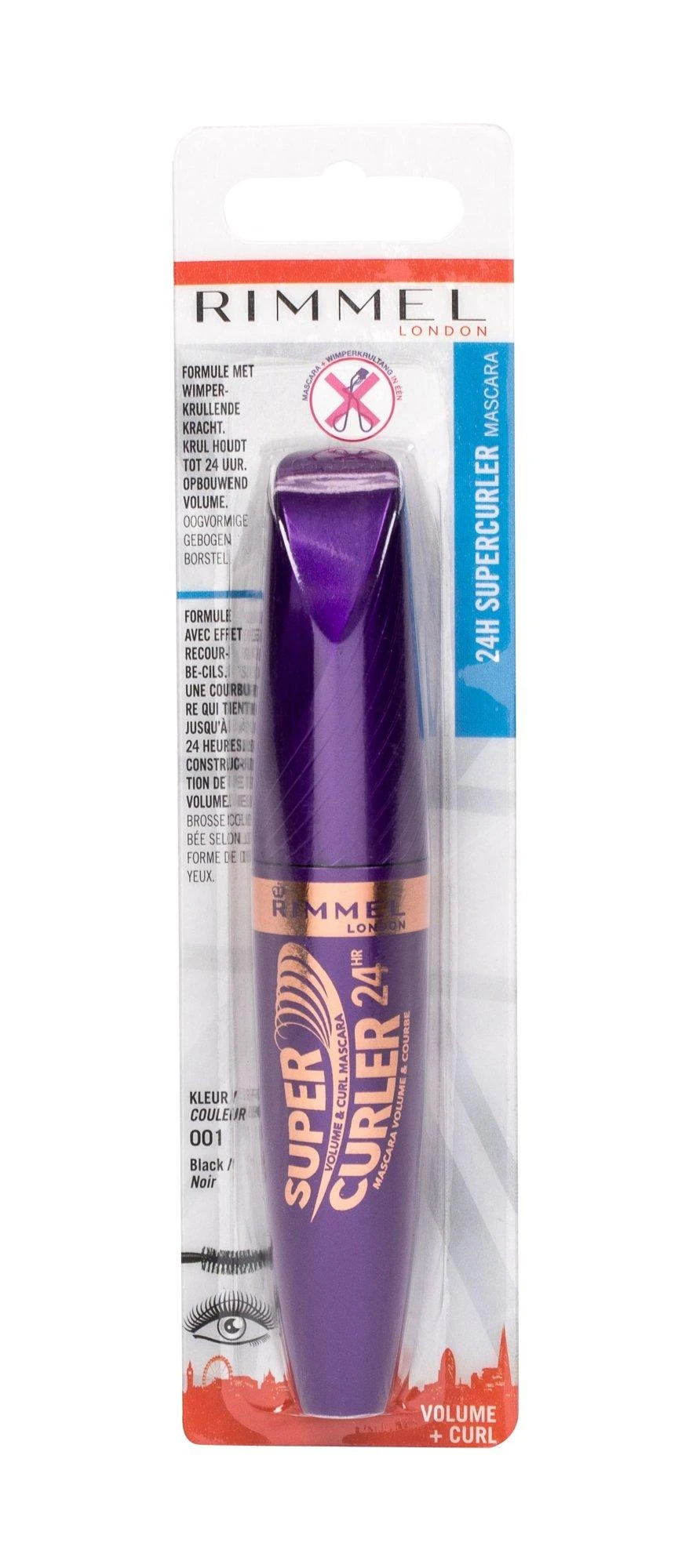 Rimmel London Super Suktukas Blakstienų tušas Juodas, 12 ml