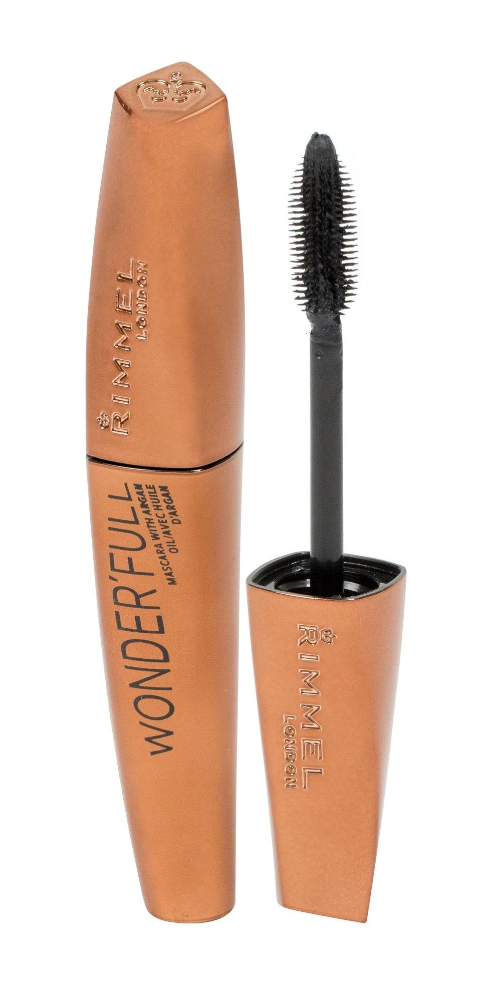 "Rimmel London Wonderfull With Argan" blakstienų tušas 001 Juodas