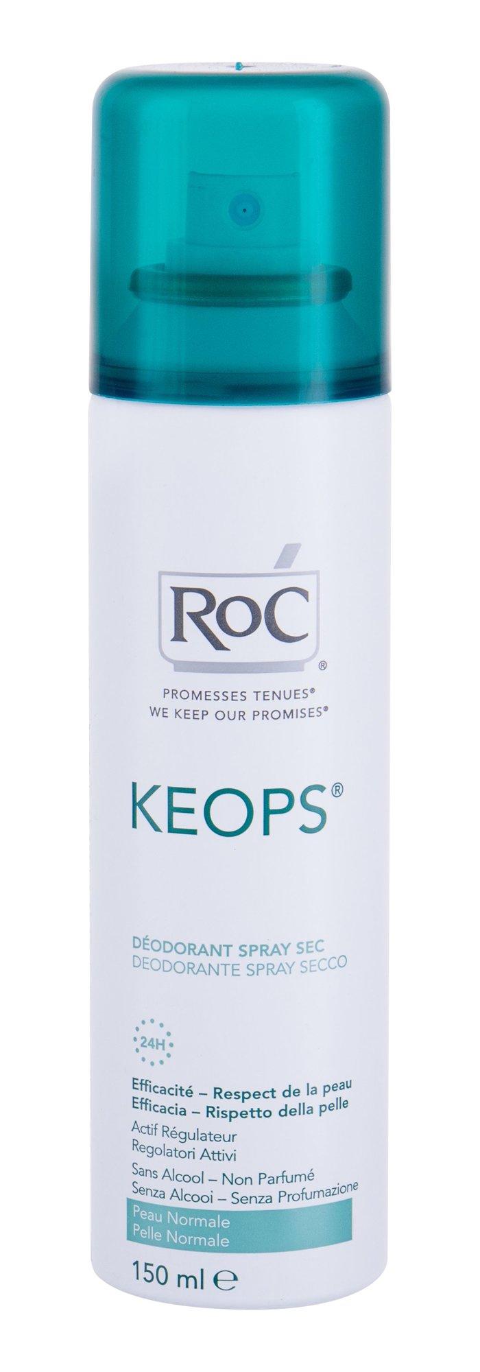 "Roc Keops" sausas purškiamas dezodorantas normaliai odai 150ml