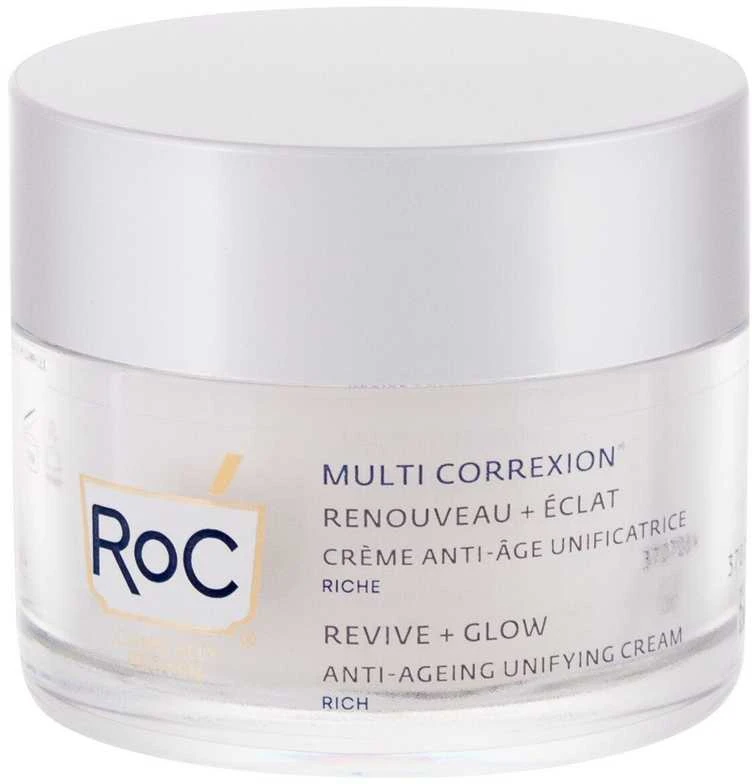 ROC Multi Correxion Anti-Ageing Unifying Cream Rich kremas nuo senėjimo sausai ir dehidratuotai odai, 50 ml