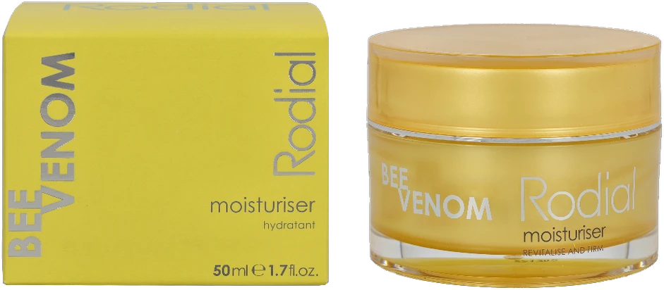 Rodial Bee Venom Moisturiser atgaivinantis ir stangrinantis veido kremas sausai / normaliai veido odai, 50 ml