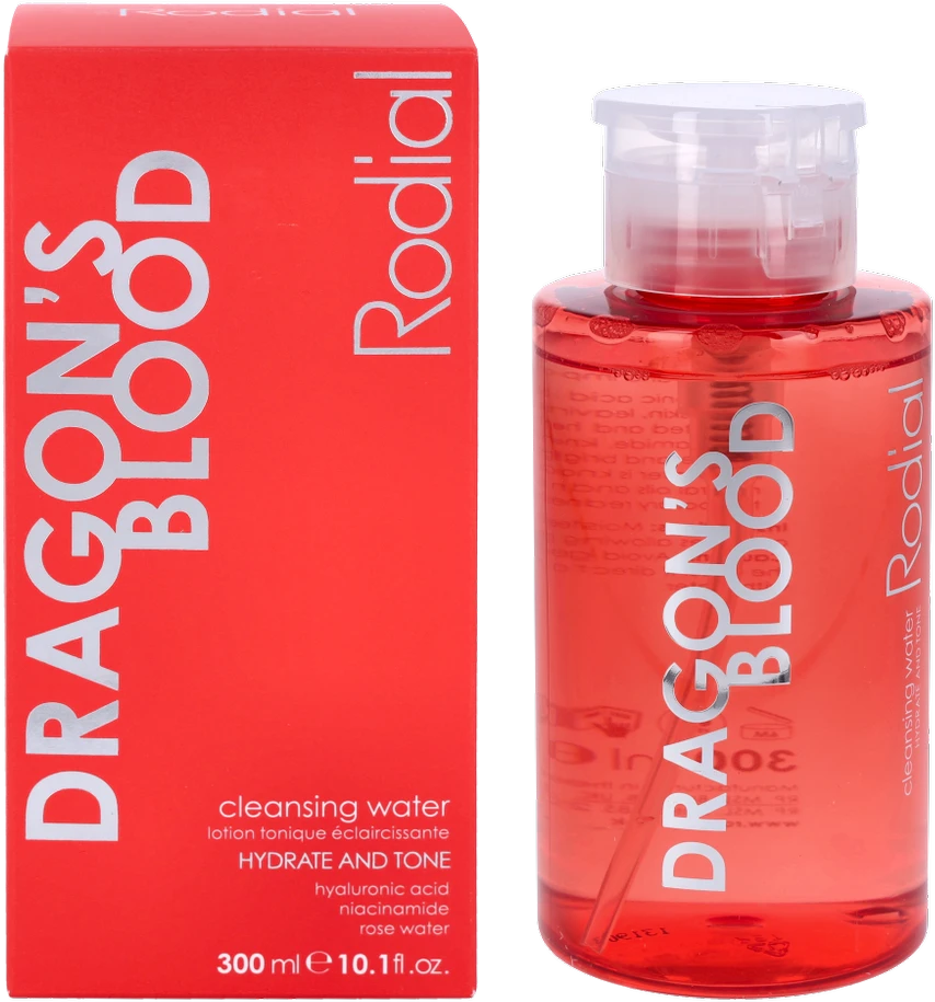 Rodial Drakono kraujo valomasis micelinis vandens valiklis visiems odos tipams, 300 ml
