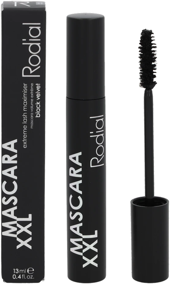 Rodial Glamolash Blakstienų tušas XXL Extreme Juodas Lash Maximiser apimties suteikiantis blakstienų tušas, atspalvis: Juodas, 13 ml