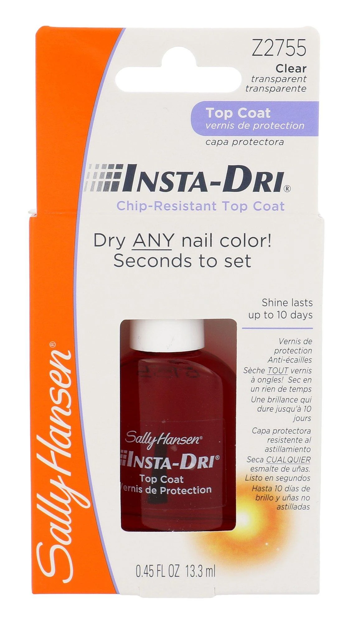 "Sally Hansen Insta-Dri Top Coat" nagų lakas 13,3 ml