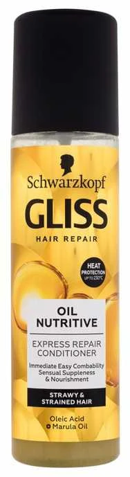 Schwarzkopf Gliss Oil Nutritive Express-Repair-Conditioner Kondicionierius moterims, 200 ml
