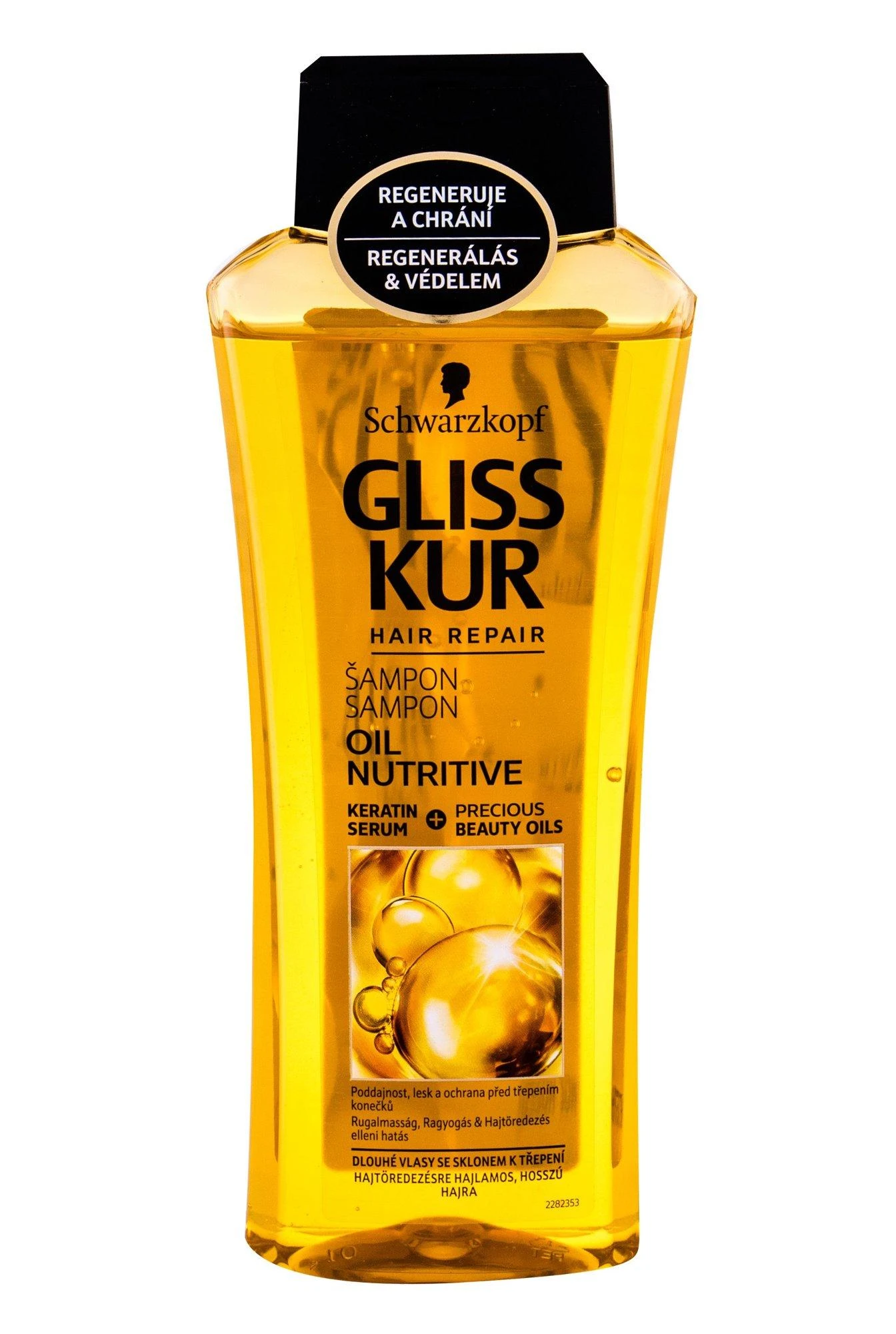 Schwarzkopf Gliss Oil Nutritive Šampūnas moterims, 400 ml