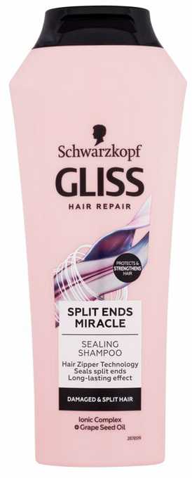 Gliss Kur Schwarzkopf Gliss Split Ends Miracle Sealing Šampūnas Šampūnas moterims, 250 ml