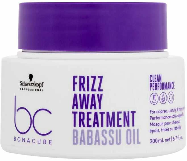 Plaukų kaukė Schwarzkopf Professional Bonacure Frizz Away Treatment with Babassu Oil 200ml