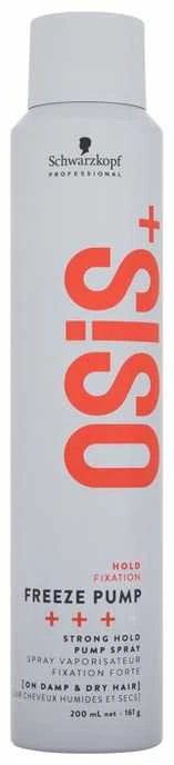 Stiprios fiksacijos plaukų lakas Schwarzkopf Professional OSIS + Freeze Pump (3) 200 ml