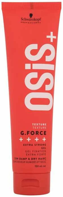 Schwarzkopf Professional Osis+ G.Force Extra Strong Gel stiprios fiksacijos želė plaukams, 150 ml