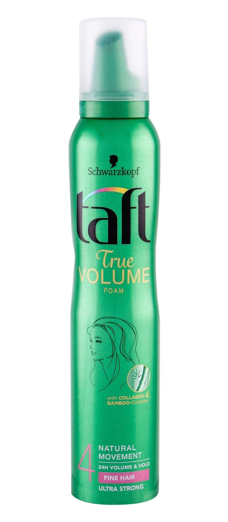 Schwarzkopf Taft True Volume Hair Mousse moterims, 200 ml