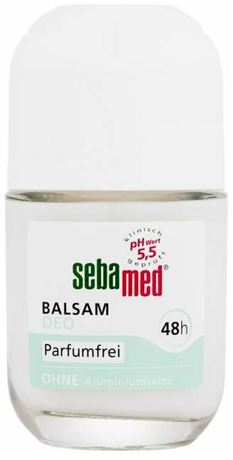 Sebamed Balsam Dezodorantas Be kvepalų Roll-On bekvapis ruloninis dezodorantas 50ml