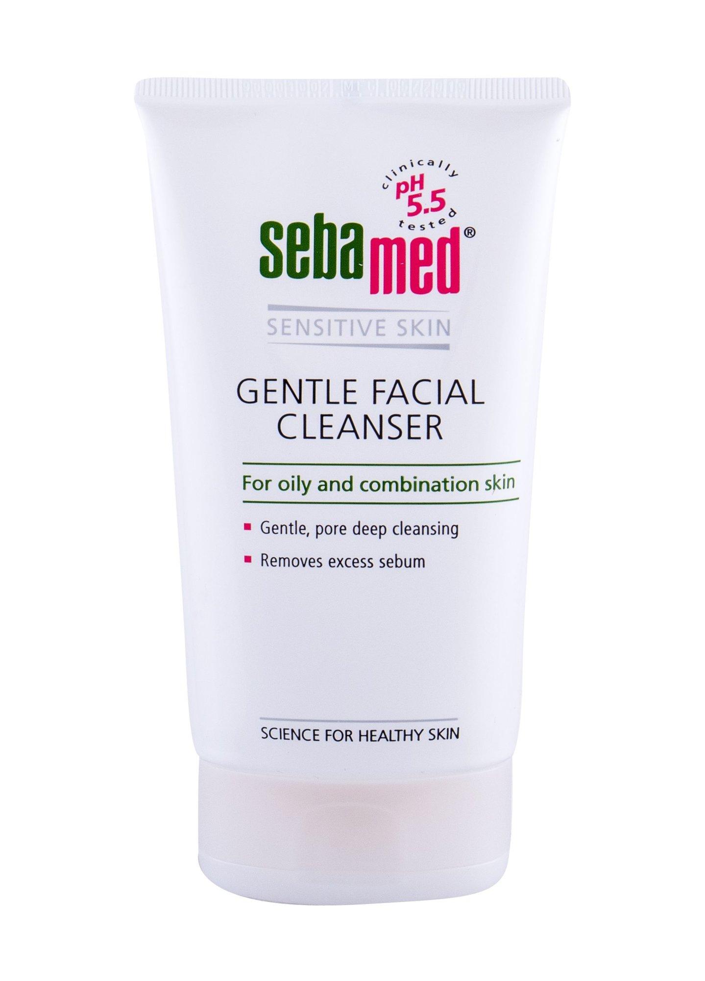 Sebamed Gentle Facial Valiklis švelnus valomasis gelis riebiai ir mišriai odai 150ml