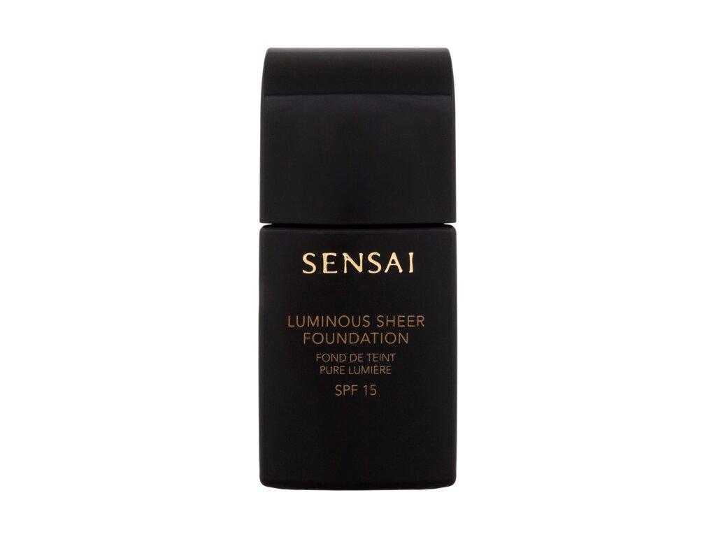 Skystas makiažo pagrindas Sensai Luminous Sheer SPF15 204 Honey rusvai gelsvas, 30 ml