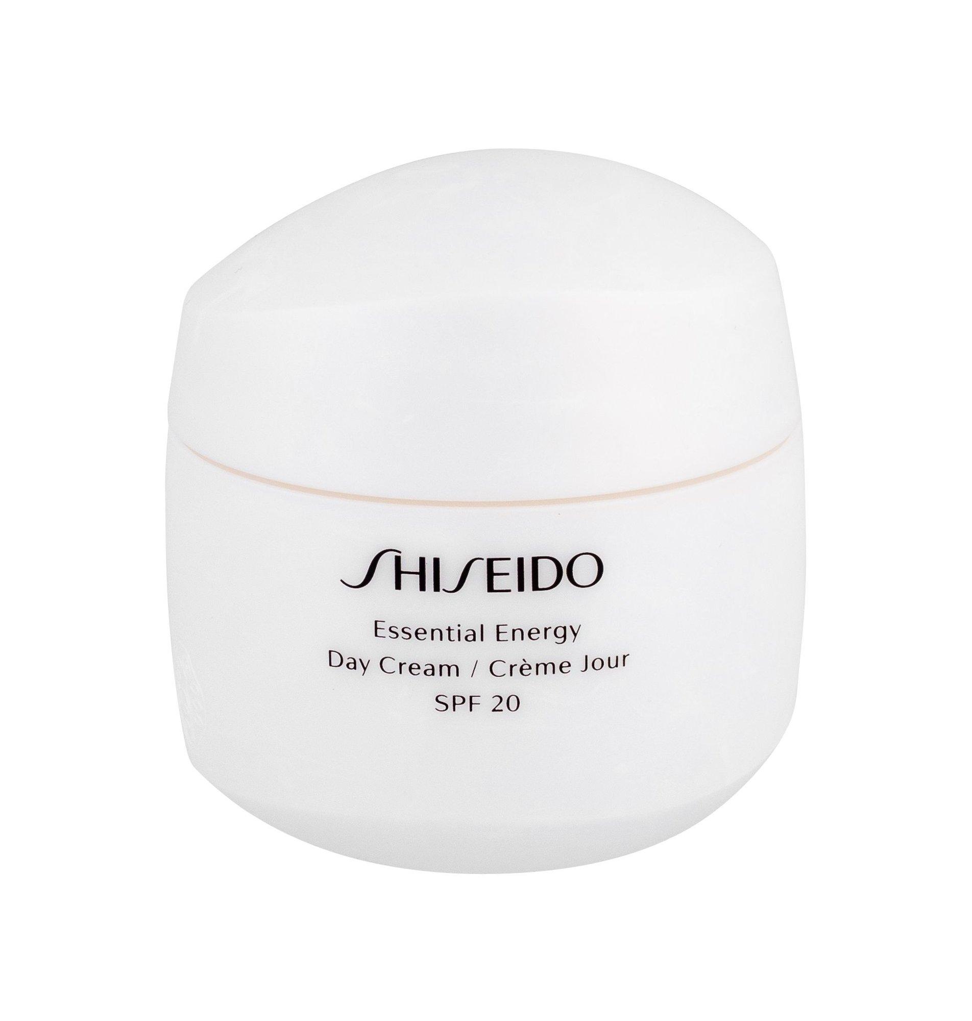 Shiseido Essential Energy Day Kreminis SPF 20 dieninis veido kremas, 50 ml