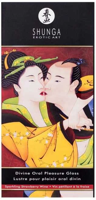 „Shunga“ – „Divine Oral Pleasure“ blizgis, putojantis braškių ir vyno skonio