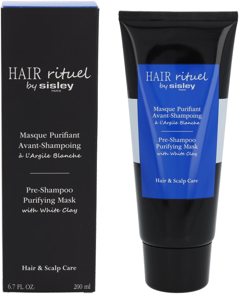 Sisley Hair Rituel Pre-Šampūnas Purifying Mask valomoji plaukų kaukė, 200 ml