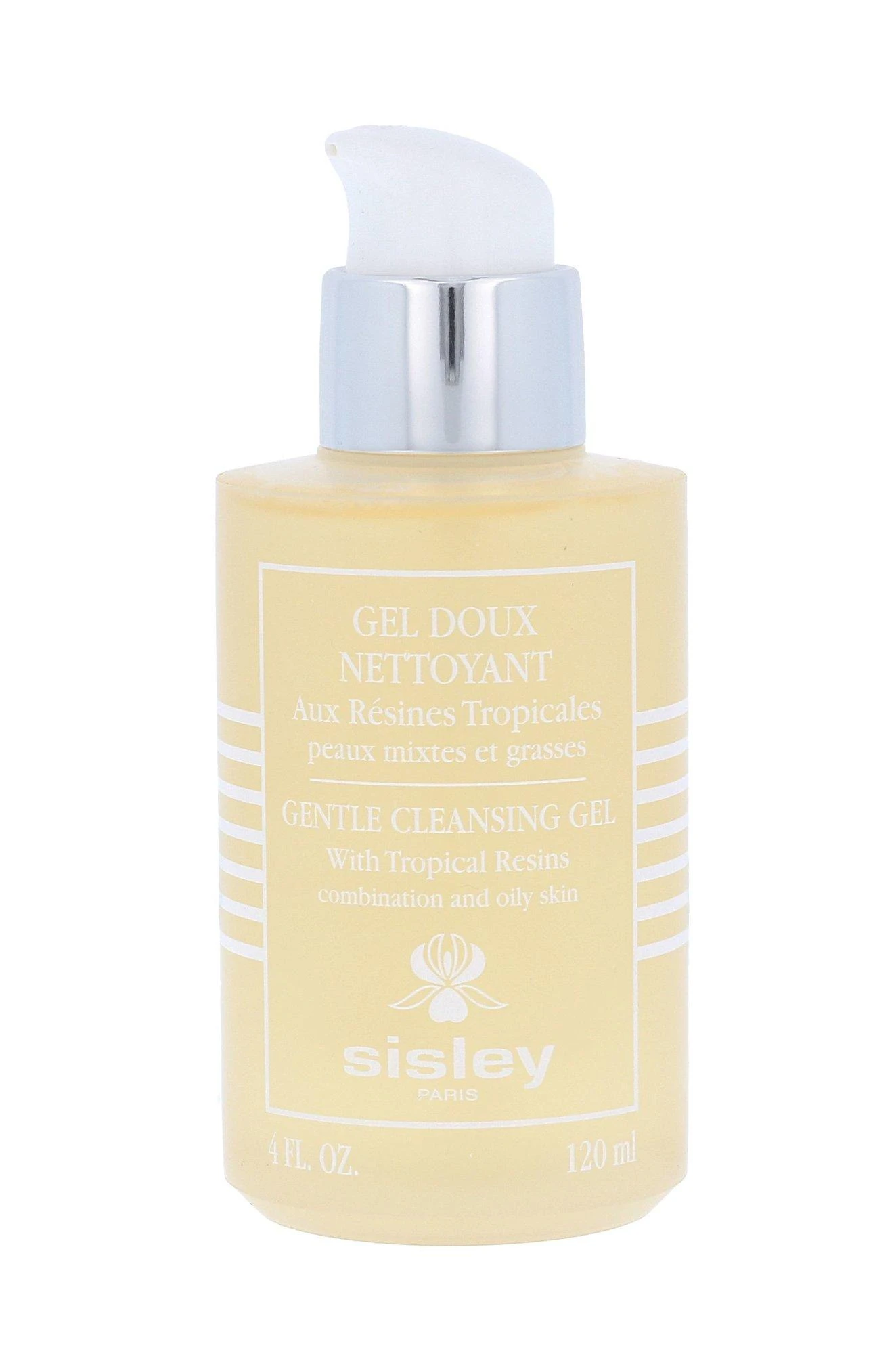 Sisley Gentle Cleansing Gel With Tropical Resins švelnus valomasis veido gelis mišriai ir riebiai odai, 120 ml