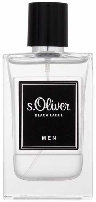 s.Oliver Juodas Label Men EDT tualetinis vanduo vyrams, 30 ml