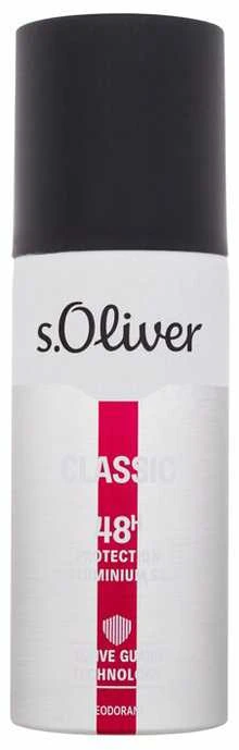 s.Oliver S. Oliver Classic Hydrating 48H Dezodorantas Purškiklis For Men, 150 ml